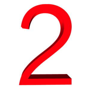 Number 2 PNG