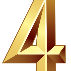 Number 4 PNG