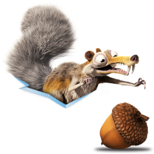 Ice Age squirrel PNG