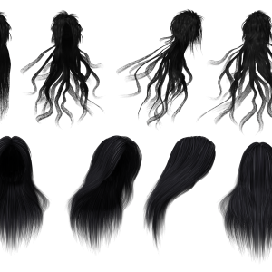 Hair wig PNG