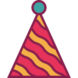 Party birthday hat PNG