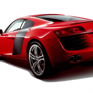 red r8 AUDI PNG car image