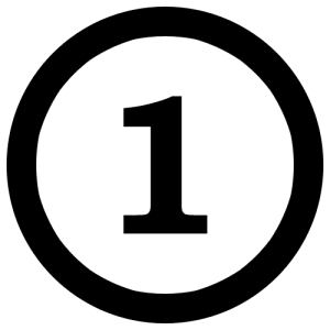 Number 1 PNG