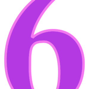Number 6 PNG