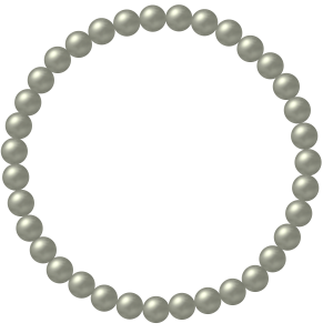 Pearl string PNG