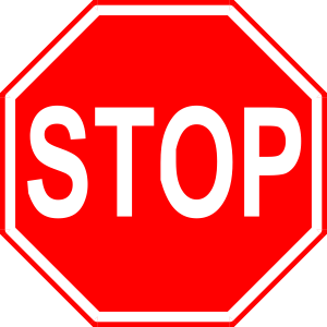 Sign stop PNG
