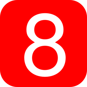 number 8 PNG