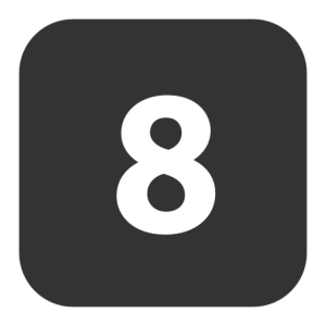 number 8 PNG
