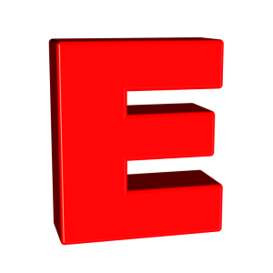 Letter E PNG