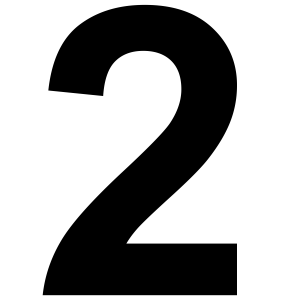 Number 2 PNG