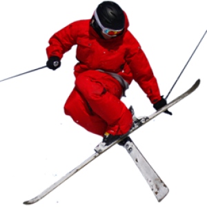 Skiing PNG