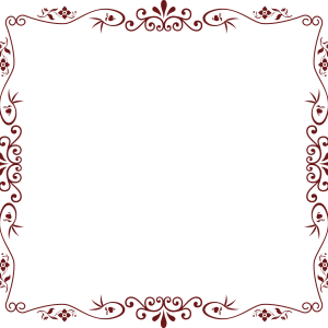 Floral frame PNG