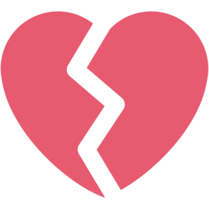 Broken heart PNG