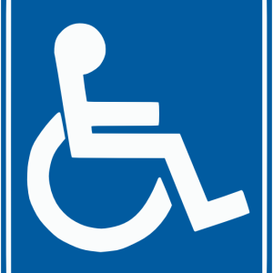 Disabled handicap symbol PNG