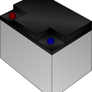 Automotive battery PNG