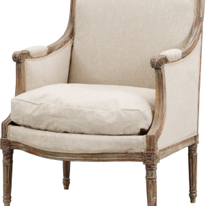 White armchair PNG image