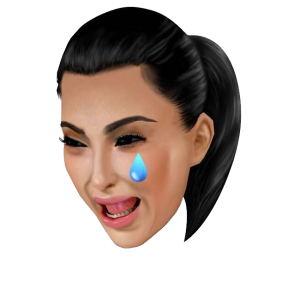 Crying Kim Kardashian PNG