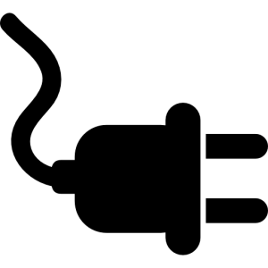 Power electric plug PNG