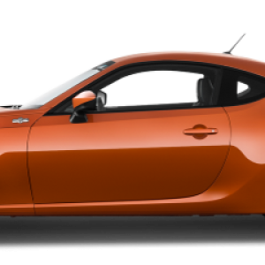 Orange Toyota GT86 PNG image, free car image