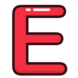 Letter E PNG