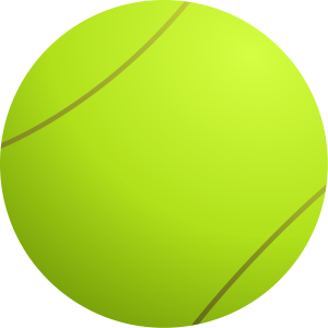 Tennis ball PNG image