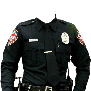 policeman frame suit PNG