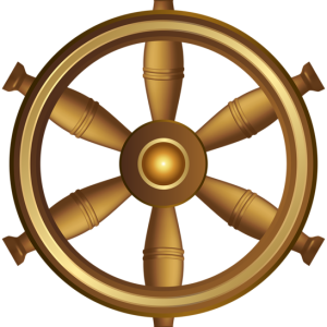 Ship's wheel, rudder PNG