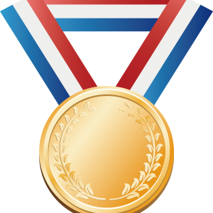 Gold medal PNG