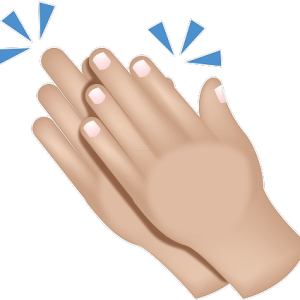 Clapping hands PNG