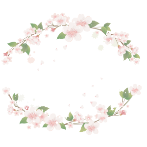 Floral frame PNG