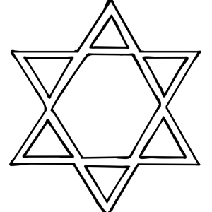 Magen David PNG, Jewish star PNG