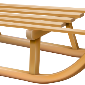 wood sled PNG