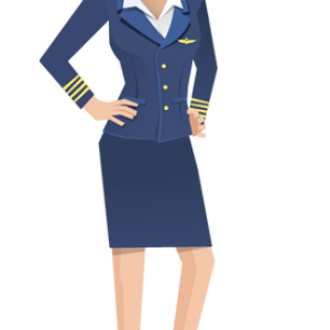 Stewardess PNG