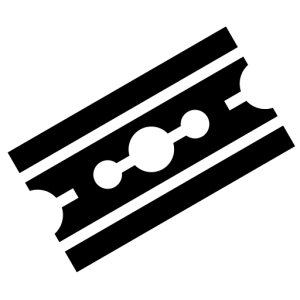 Razor blade PNG