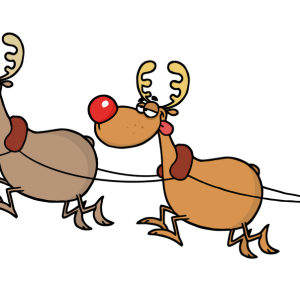 Santa sleigh PNG