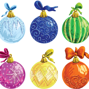 Christmas balls baubles