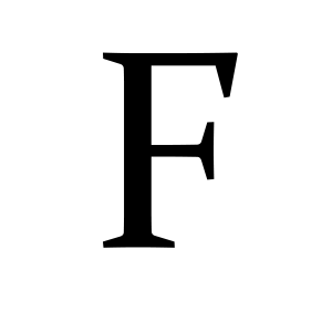 letter F PNG