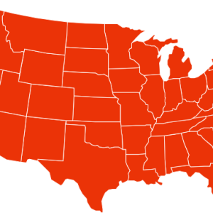 USA map PNG