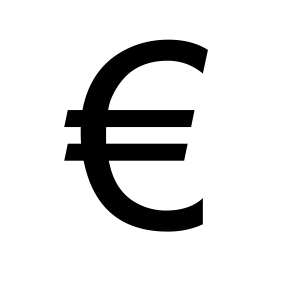 Euro sign PNG