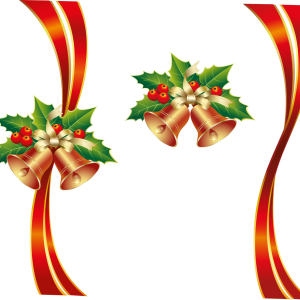 Christmas ribbon PNG image
