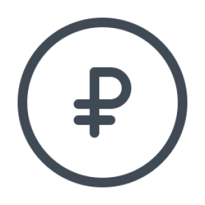 Russian ruble PNG