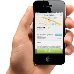 Phone in hand PNG