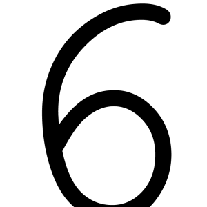 Number 6 PNG