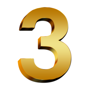 Number 3 PNG