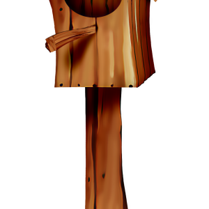 Nest box PNG wood