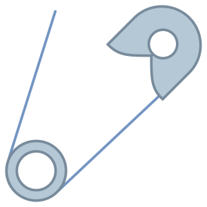 Safety pin PNG