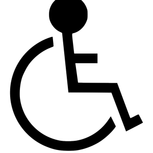 Disabled handicap symbol PNG
