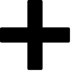 black + plus PNG