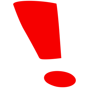 Exclamation mark PNG
