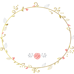 Floral frame PNG